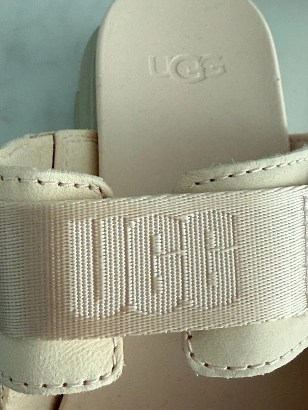 UGG® Ashton Platform Slide Sandal, ROSY BEIGE